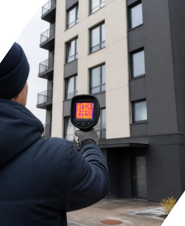 Тепловизионное обследование зданий в Апшеронске от 5124 р. | ЭкспертизаРоссия