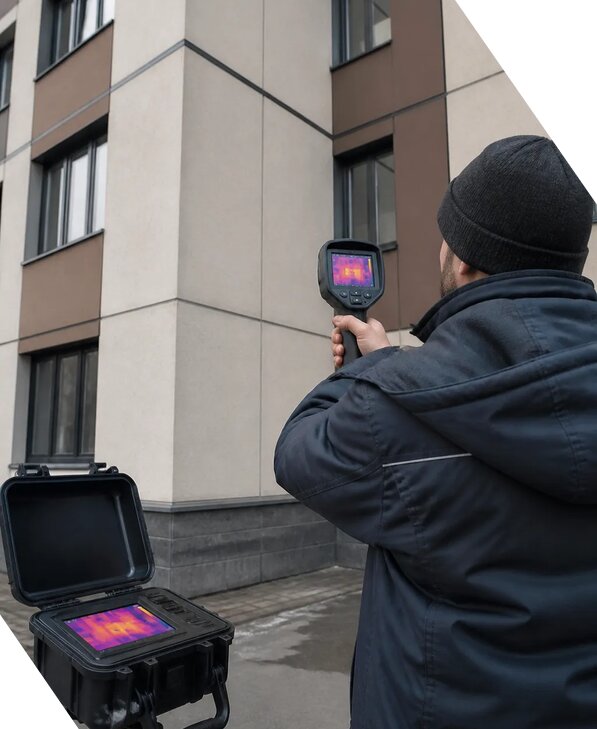 Тепловизионное обследование зданий и сооружений в Апшеронске